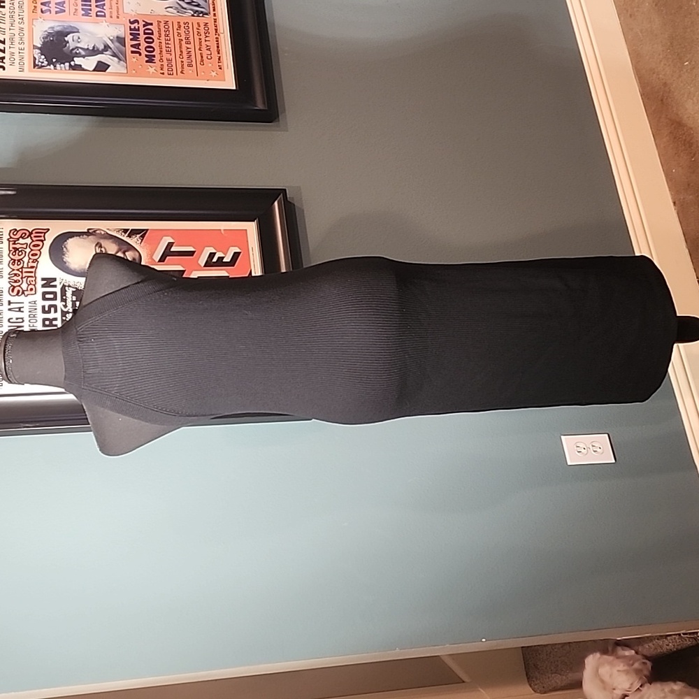 Old Navy Black Knit Sleeveless Maxi Dress Medium - Picture 4 of 8